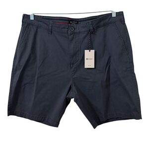 Sperry Mens Premium Gray Cotton Stretch Chino Shorts Size 38 NWT Preppy Casual